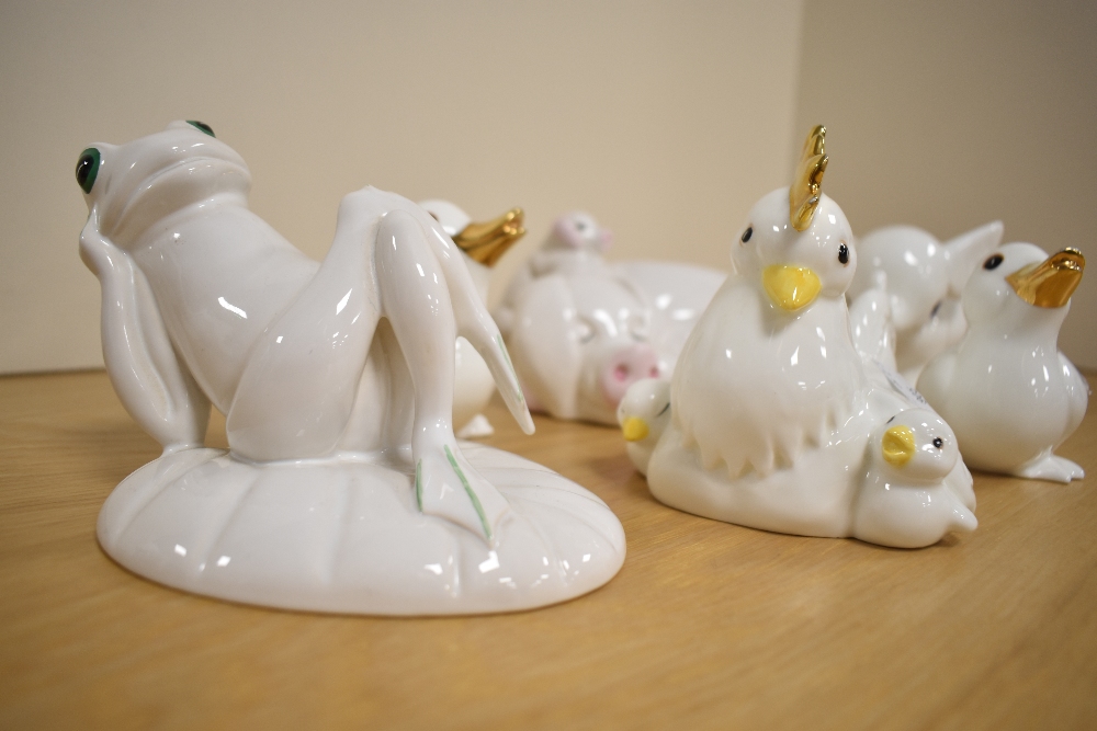 A collection of six John Beswick 'Little Likeables' animal figures, comprising 'Family - Image 3 of 4