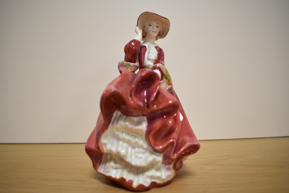 A group of two Royal Doulton bone china figurines, comprising 'Top O' The Hill' HN1834, and 'Emma' - Image 6 of 11