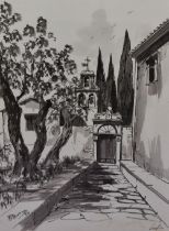 Artist Unknown (20th Century), watercolour, 'corfu', signed indistinctly and dated 1971 to the lower