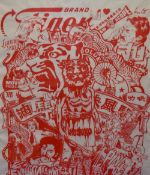 After Mojoko (20th Century, Chinese), print, 'Year of the Tiger', signed in pencil to the lower