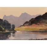 *Local Interest - E.Grieg Hall (1929-2017), watercolour, Blea Tarn, Langdale, signed to the lower