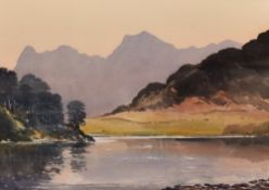 *Local Interest - E.Grieg Hall (1929-2017), watercolour, Blea Tarn, Langdale, signed to the lower