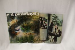 A lot of two Pink Floyd albums - a black label later press of ' saucerful of secrets ' SCX6258 and a
