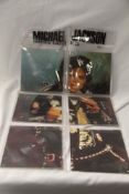 A Micheal Jackson souvenir singles pack - 5 picture discs