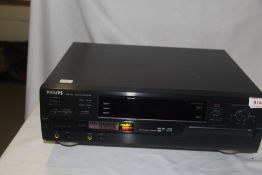 A Phillips three CD Changer and audio recorder - CDR 785