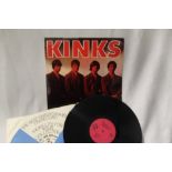A copy of the Kinks ' self titled ' on Pye NPL 18096 - such a clean copy that was originally