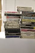 A lot of rock and pop cassettes - prices of these once discarded items are on the rise as the format