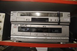 A mixed lot with Ion tape2tape / VHS recorder and a nice Teac AH300 Amp