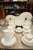 A selection of 20th century Allertons 'Ivy leaf' table ware, including jug,cups, saucers and plates,