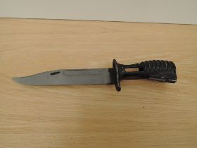 A British Knife Bayonet for the SA80 (L85A1) Rifle 1985, no scabbard, blade length 18cm, overall