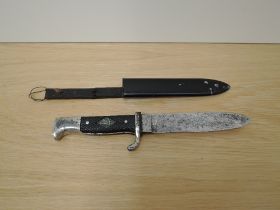 A German Boy Scout dagger, by C. Jul Herbertz of Solingen, based on the Third Reich Hitler Youth