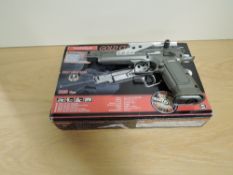 A Tanfoglio Gold Custom CO2 Air Pistol, .177, Steel BB's, in card box. Purchaser must be over the