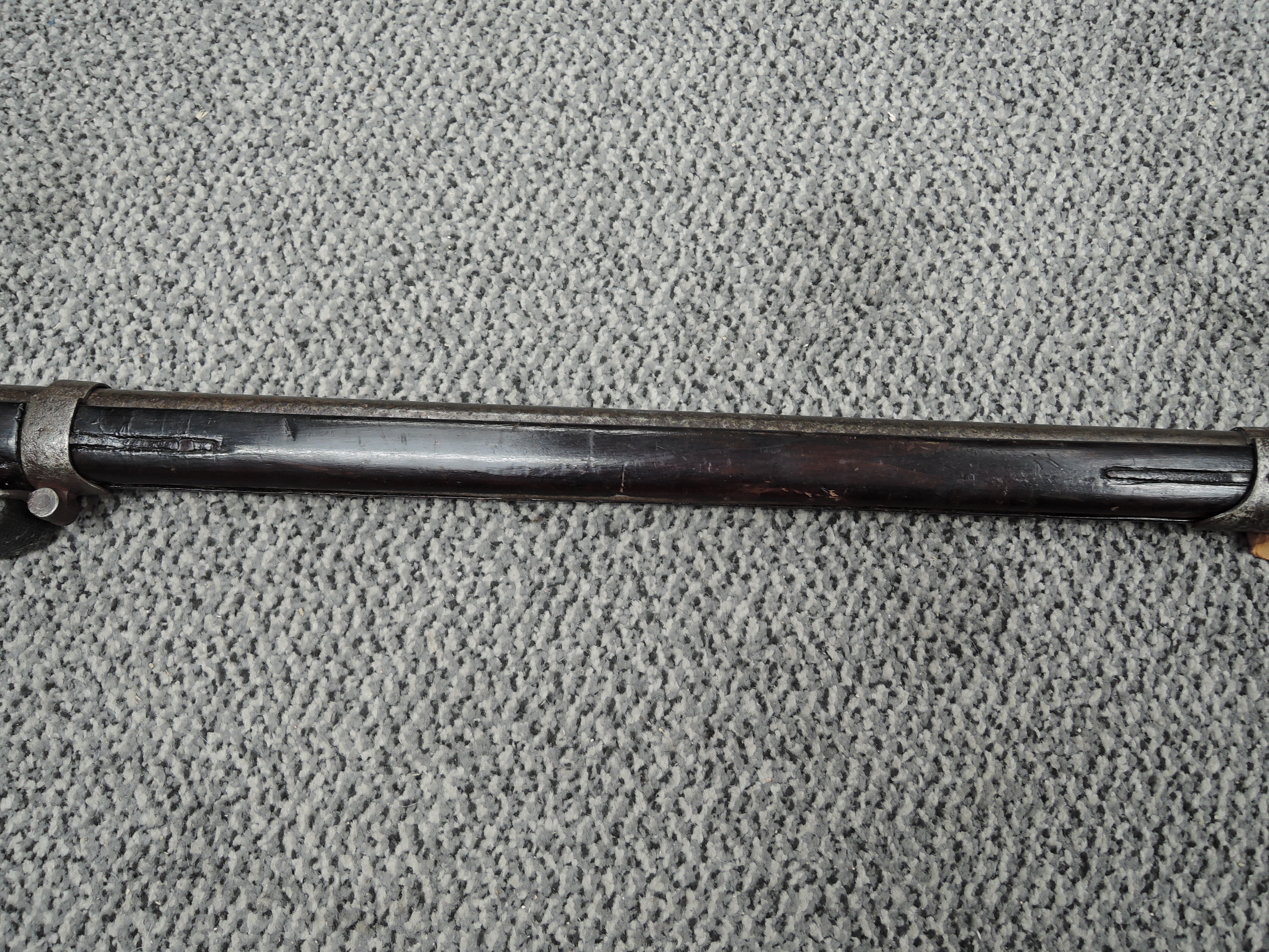 A French Chassepot MLE 1866 Rifle, marked A? Londros, neddle action, with ramrod, barrel length - Image 5 of 19