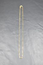 A fine link 9ct gold chain, approx 18' & 1.4g