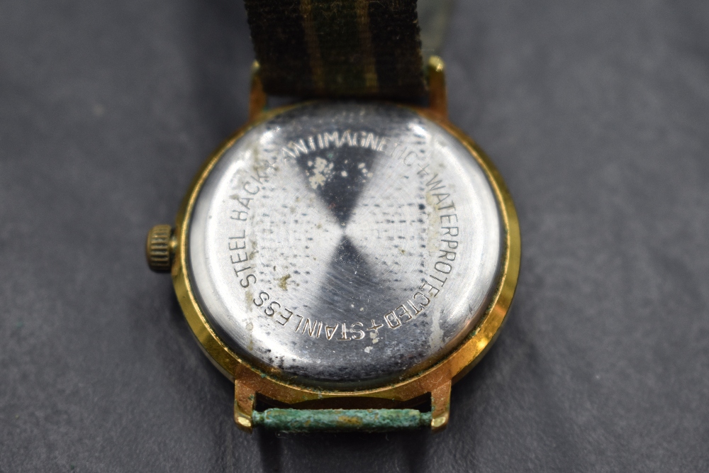 A gold plated hunter pocket watch by Waltham, vintage wrist watch by Leonidas, another similar by - Image 3 of 6
