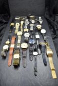 A large selection of mainly men's wrist watches including Limit, Swiss Balance, Citron, Sekonda,