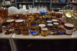 An assorted collection of Sandland and other lustreware
