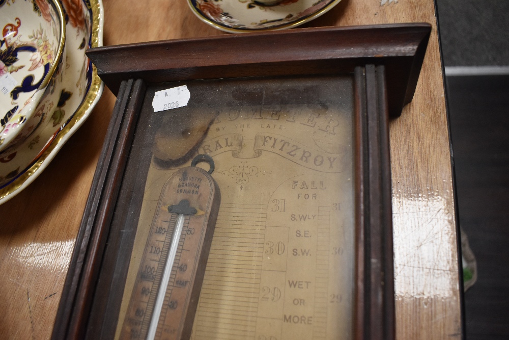 An Admiral Fitzroy barometer (af) - Image 2 of 3
