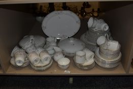 A selection of Royal Doulton 'Twilight Rose' including tureen, plates, cups and saucers etc.