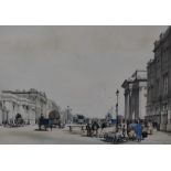 19th/20th Century, hand coloured engravings, 'Hyde Park Corner', 'St Paul's From Ludgate Hill',