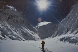 After Doug Scott (1941-2020, Mountaineer), photographic print, 'The Western Cwm of Everest',