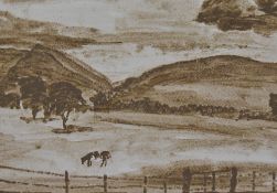 *Local Interest - Artist Unknown (20th Century), a study in 'Buttermere Mud', Higham Hall (
