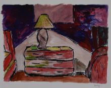 After Bob Dylan (b.1941, American), print on giclee, 'Carbondale Motel', hand signed to the lower