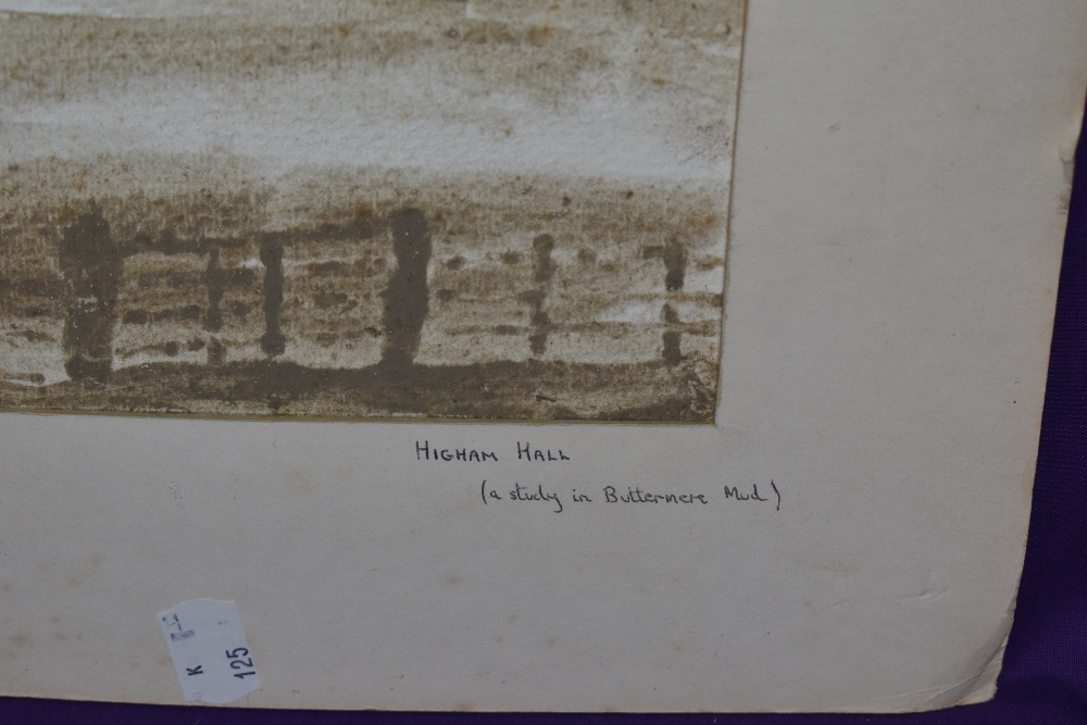 *Local Interest - Artist Unknown (20th Century), a study in 'Buttermere Mud', Higham Hall ( - Image 4 of 4