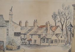 Horace Beecham (20th Century), watercolour, 'Bold Arms, Churchtown', signed and dated 1962,