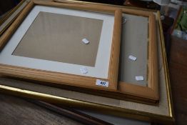 A selection of vintage picture frames