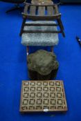 A selection of stools etc, various designs