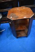A vintage octagonal occasional table