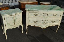 Two French style bedroom chests