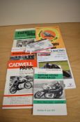 Six Motorcycling Programmes, Cadwell Park Woodlands Road Races 1967, Cadwell Park Road Races 1971,