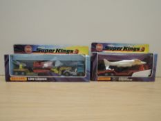 Two 1970's Matchbox SuperKings die-casts, K13 Aircraft Transporter and K23 Low Loader, both in
