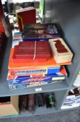 A collection of vintage Games including MB Game of Knowledge, Hi-Toys The Great Game of Britain,
