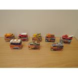 Eight Matchbox Series Superfast Lesney 1974-1982 die-casts,No 59 Porsche 928, metallic brown, No