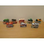 Eight Matchbox Series Superfast Lesney 1974-1982 die-casts, No 57 Carmichael Rescue Vehicle, No 65