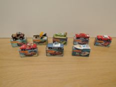 Eight Matchbox Series Superfast Lesney 1974-1982 die-casts, No 1 Dodge Challenger, red & chrome