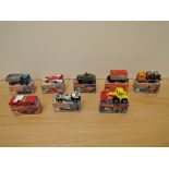 Eight Matchbox Series Superfast Lesney 1974-1982 die-casts, No 25 Flat Car/Container, NYK, No 26
