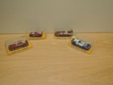Four Pilen (spain) die-casts, M327 Modulo Pininfarina, M337 Vauxhall SRV, M507 Ghibli Maserati and