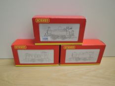 Three Hornby 00 gauge 0-4-0 Locomotives, R2375, R2439 and R2665, all boxed