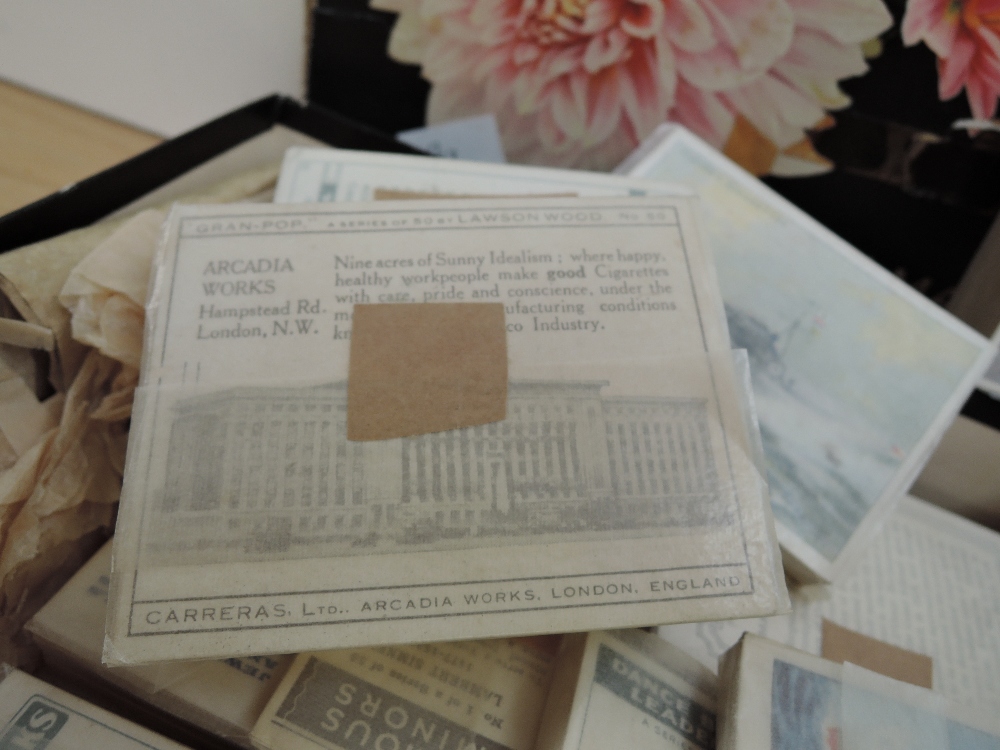 16 x FULL SETS OF CIGARETTE CARDS, AMALGAMATED, CARRERAS, WILLS, PLAYERS ETC Small box with - Image 3 of 6