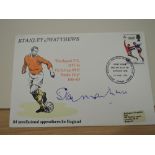 GB 1970 BLACKPOOL BACK IN 1ST DIVISION EVENT COVER, SIGNED IN INK BY SIR STANLEY MATTHEWS 1970 cover
