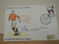 GB 1970 BLACKPOOL BACK IN 1ST DIVISION EVENT COVER, SIGNED IN INK BY SIR STANLEY MATTHEWS 1970 cover