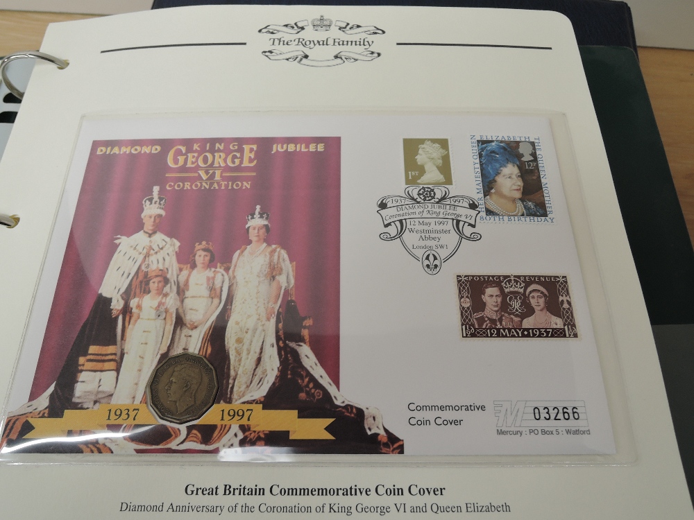 GB COLLECTION OF FIRST DAY NUMISMATIC COVERS MOST 1990's ERA Album with just over a dozen numismatic - Image 2 of 7