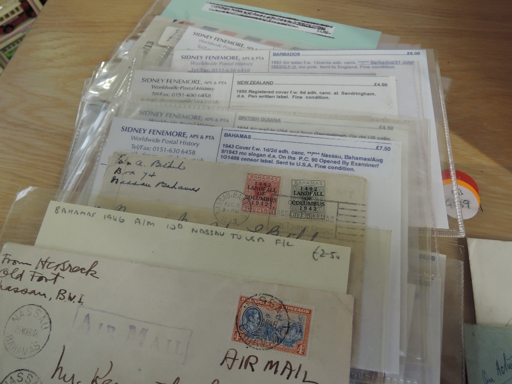 BRITISH COMMONWEALTH, POSTAL HISTORY COLLECTION IN BOX, APX 250 COVERS Box with collection of - Image 6 of 6