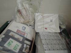BOX OF WORLD STAMPS, COVERS, PENNY RED ENTIRES ETC Old fruit box with chiefly GB material consis