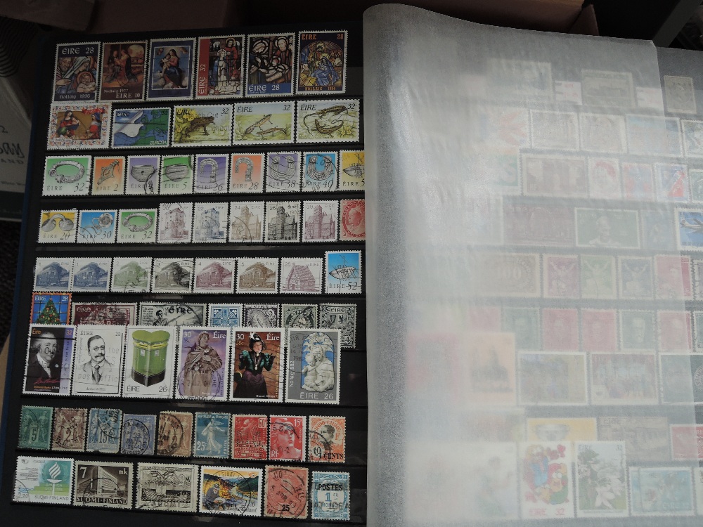 15 x WORLD STAMP COLLECTIONS IN STOCKBOOKS, SOLD AS ONE LARGE LOT Box of stockbooks, various sizes - Image 4 of 5