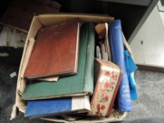 LARGE BOX OF WORLD STAMPS, ALBUMS, LEAVES, PACKETS, COVERS AND A LOT MORE Hefty box crammed with a